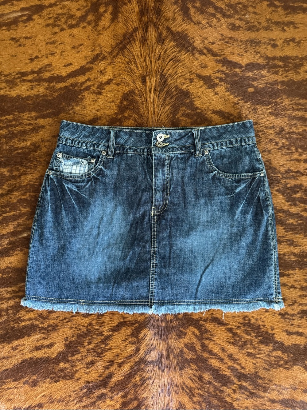 Y2K Faded Glory Mini Skirt